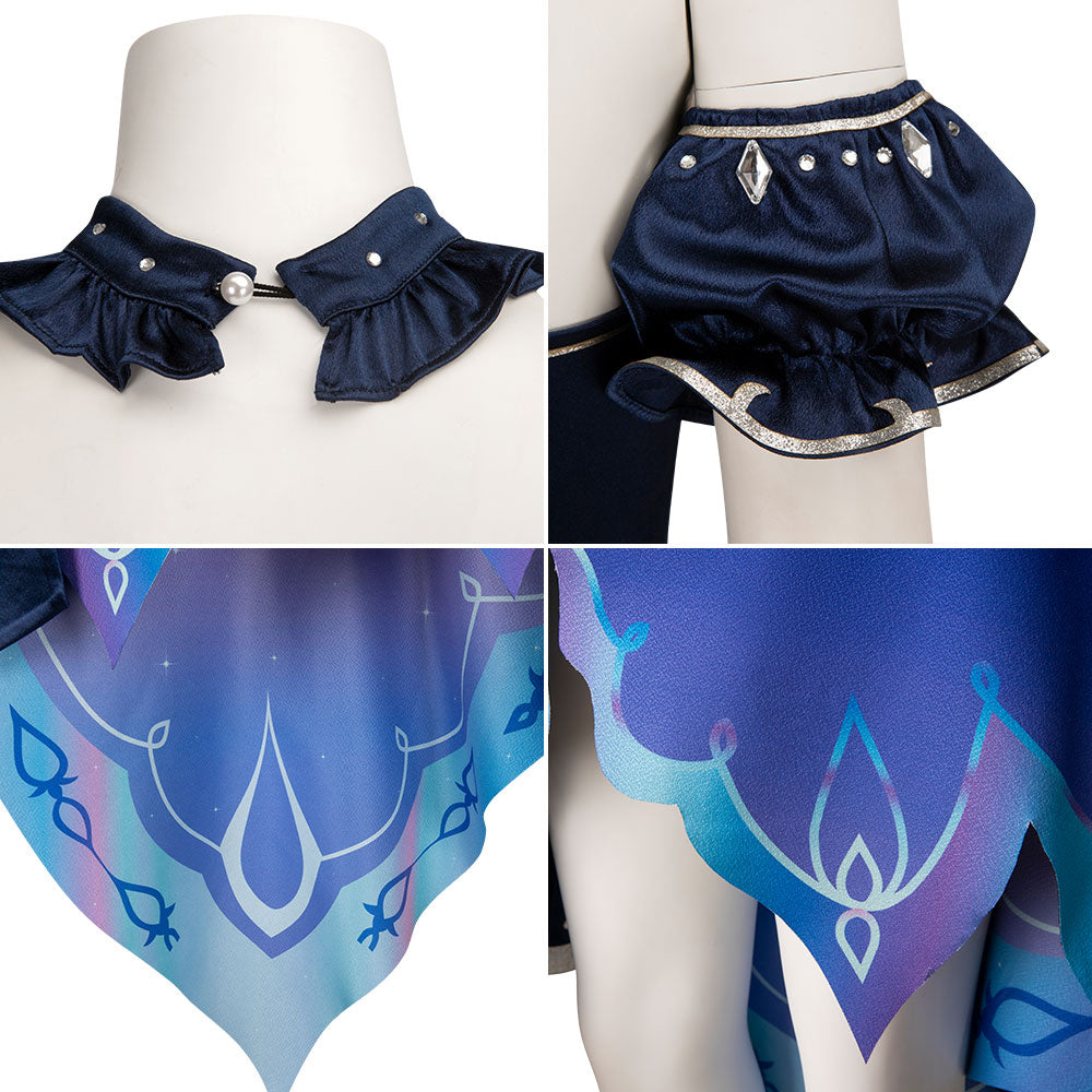 Genshin Impact Focalors Furina Dress Cosplay Costume