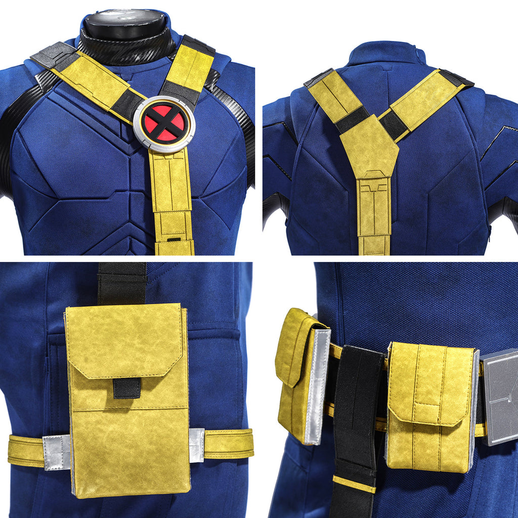 Avengers: Doomsday Cyclops Cosplay Costume - No Boots