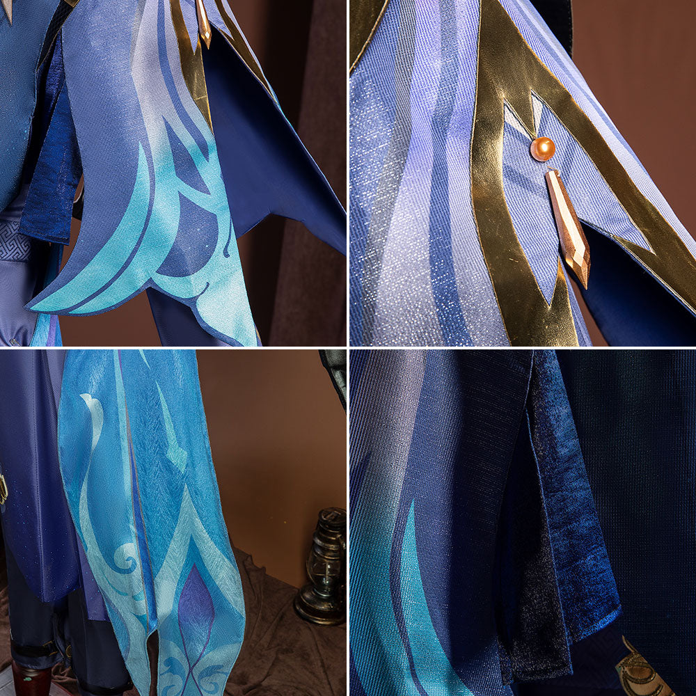 Genshin Impact Fontaine Neuvillette Cosplay Costume
