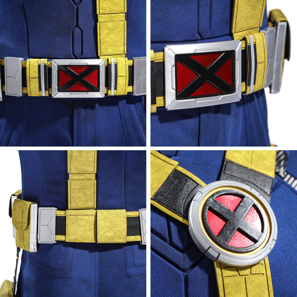 Avengers: Doomsday Cyclops Cosplay Costume - No Boots