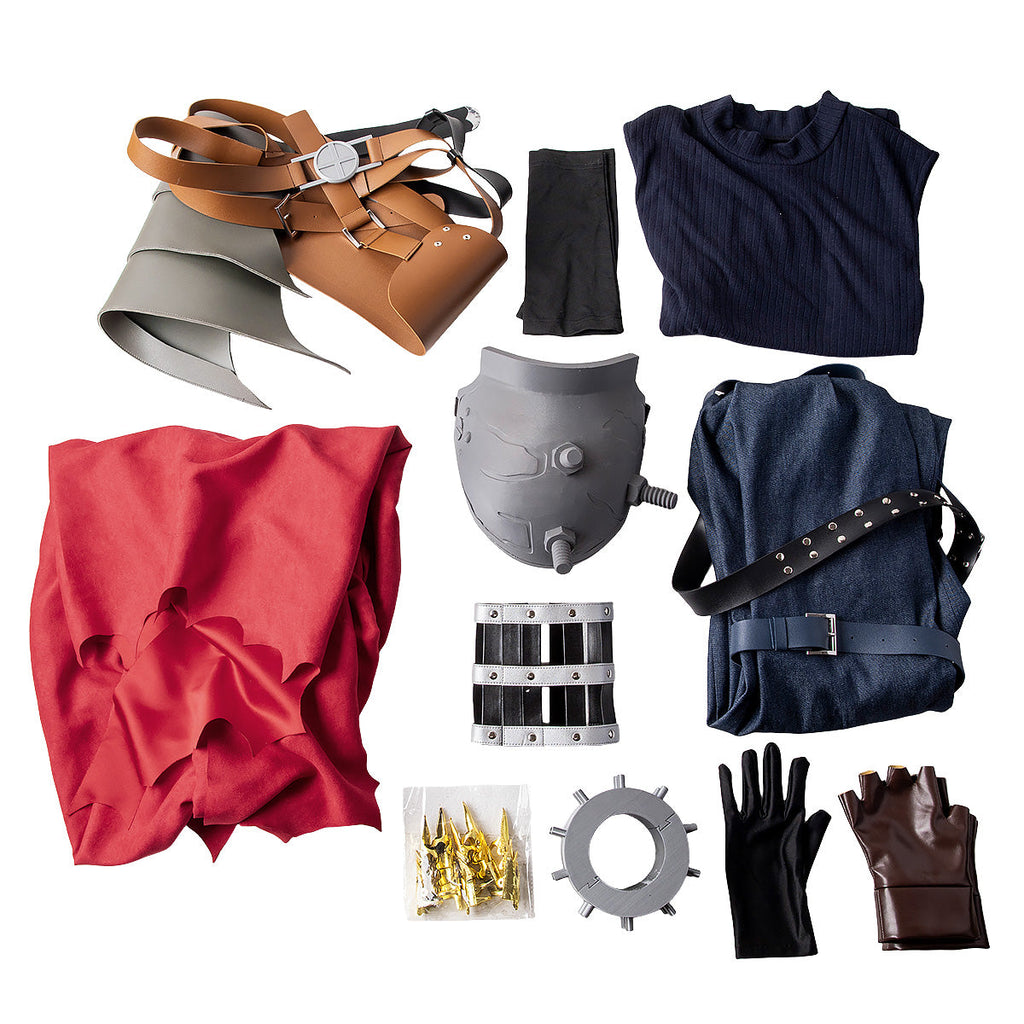 Kingdom Hearts Dissidia Final Fantasy Cloud Strife Cosplay Costume