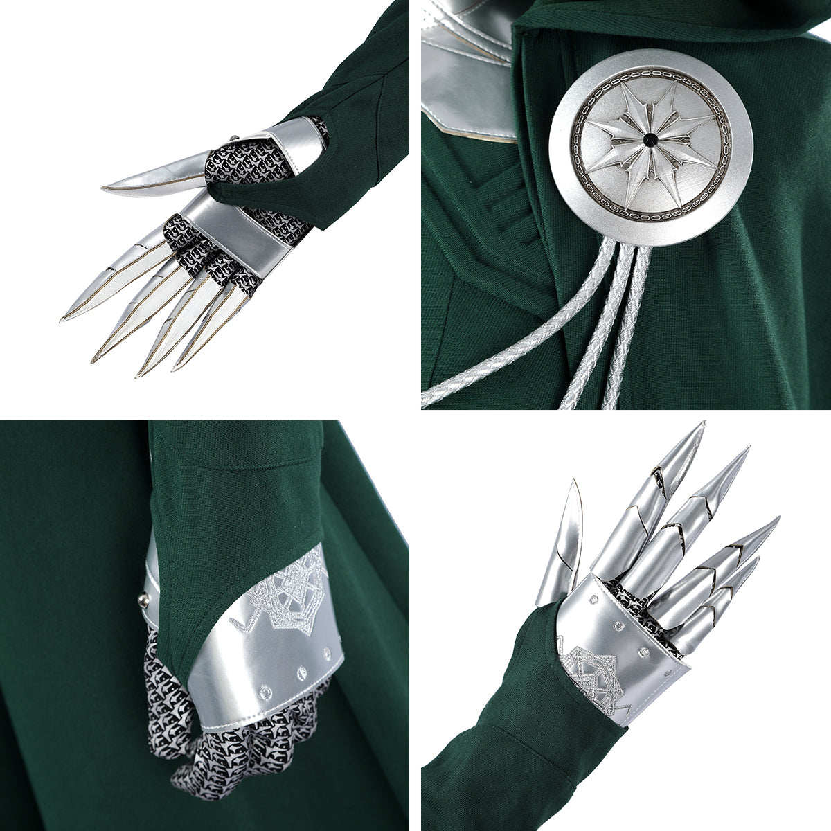 Avengers: Doomsday Latverian Witch Green Cosplay Costume