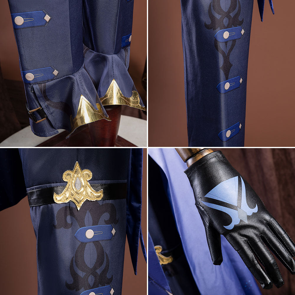 Genshin Impact Fontaine Neuvillette Cosplay Costume