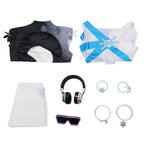 Marvel Rivals Luna Snow Cool Summer Cosplay Costume