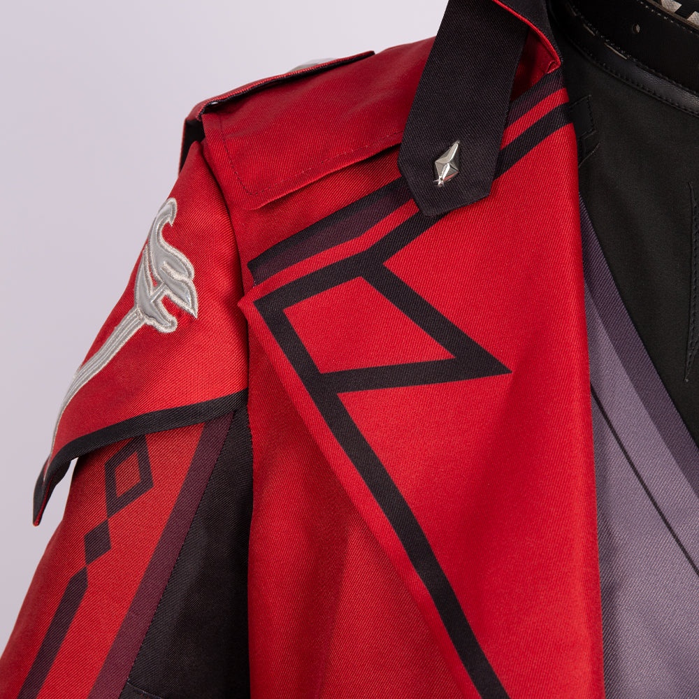 Genshin Impact Diluc Red Dead of Night Cosplay Costume