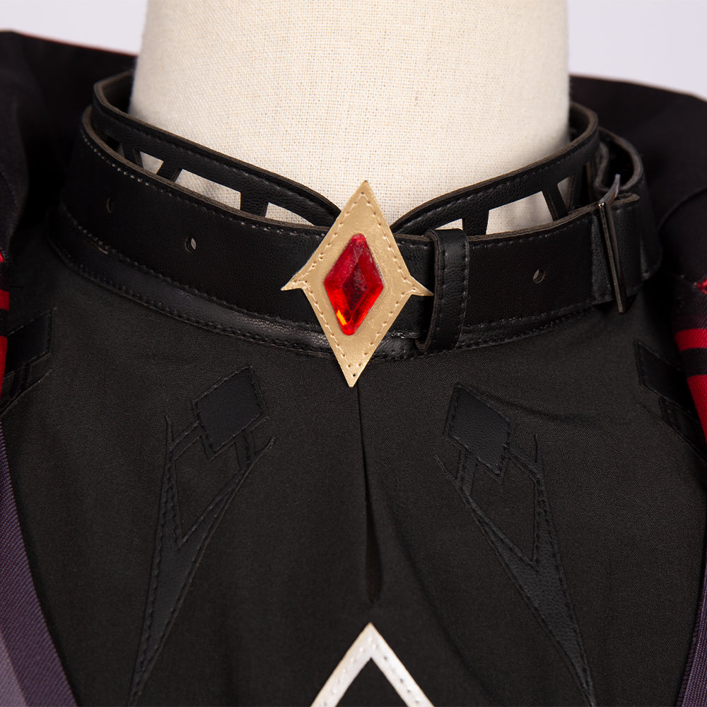 Genshin Impact Diluc Red Dead of Night Cosplay Costume