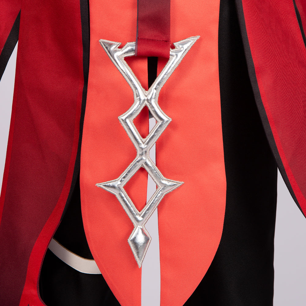 Genshin Impact Diluc Red Dead of Night Cosplay Costume