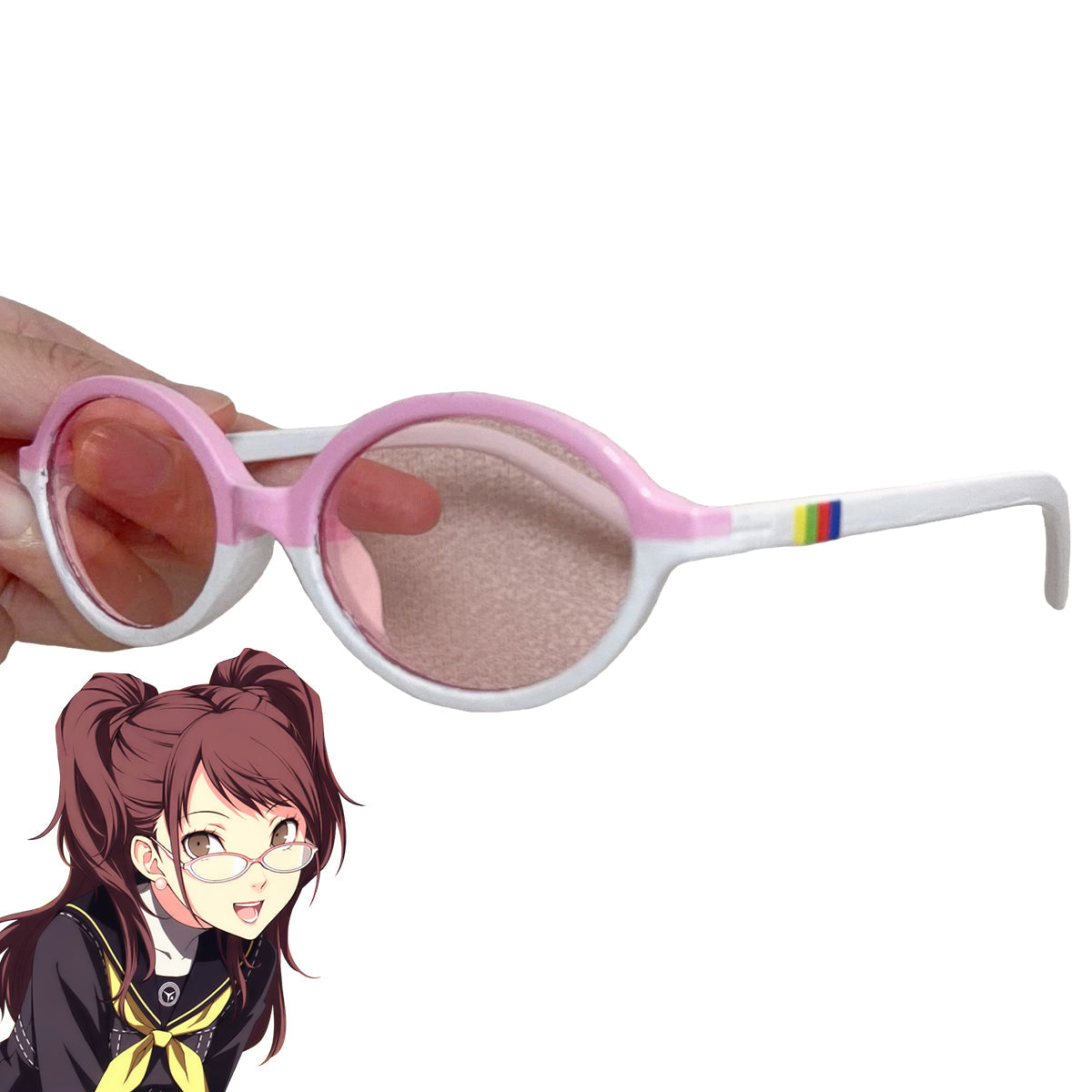 Persona 4 Revival Rise Kujikawa Glasses Cosplay Accessory Prop