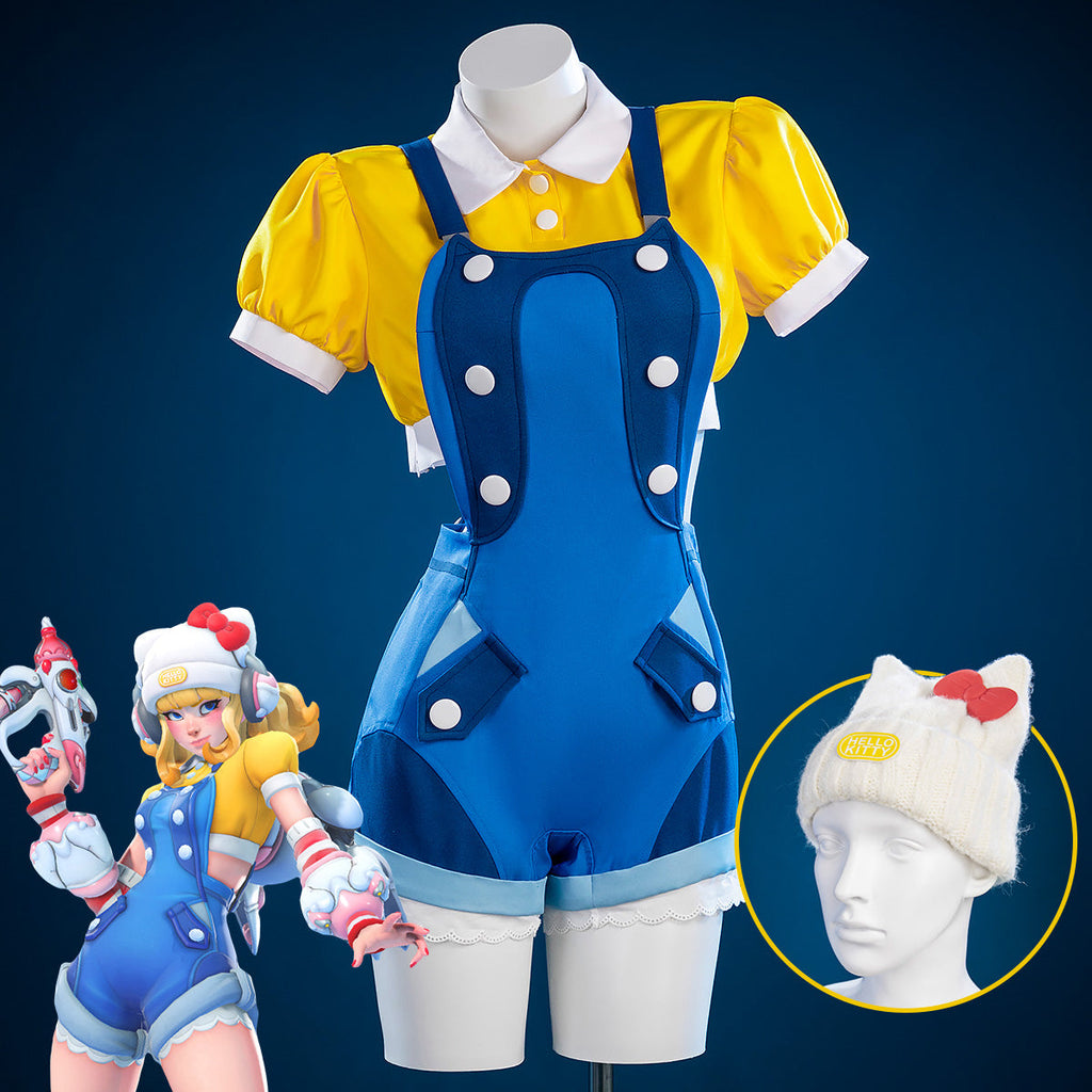 Overwatch 2 x Hello Kitty Juno Cosplay Costume