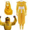 Power Rangers Yellow Ninjetti Ranger B Edition Cosplay Costume