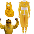 Power Rangers Yellow Ninjetti Ranger B Edition Cosplay Costume