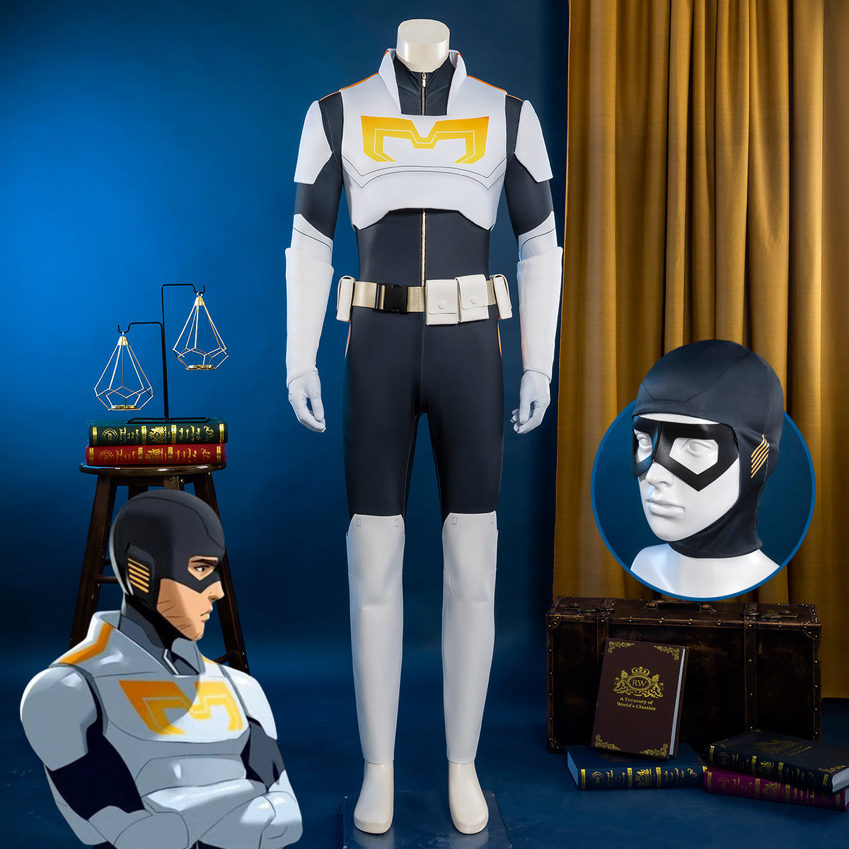 Dispatch Robert Robertson Mecha Man Armor Set Costume