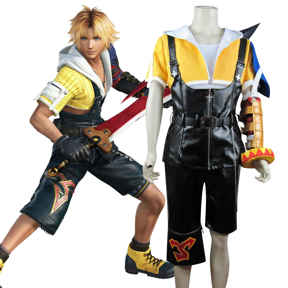 Final Fantasy X FF10 FFX Tidus Cosplay Costume