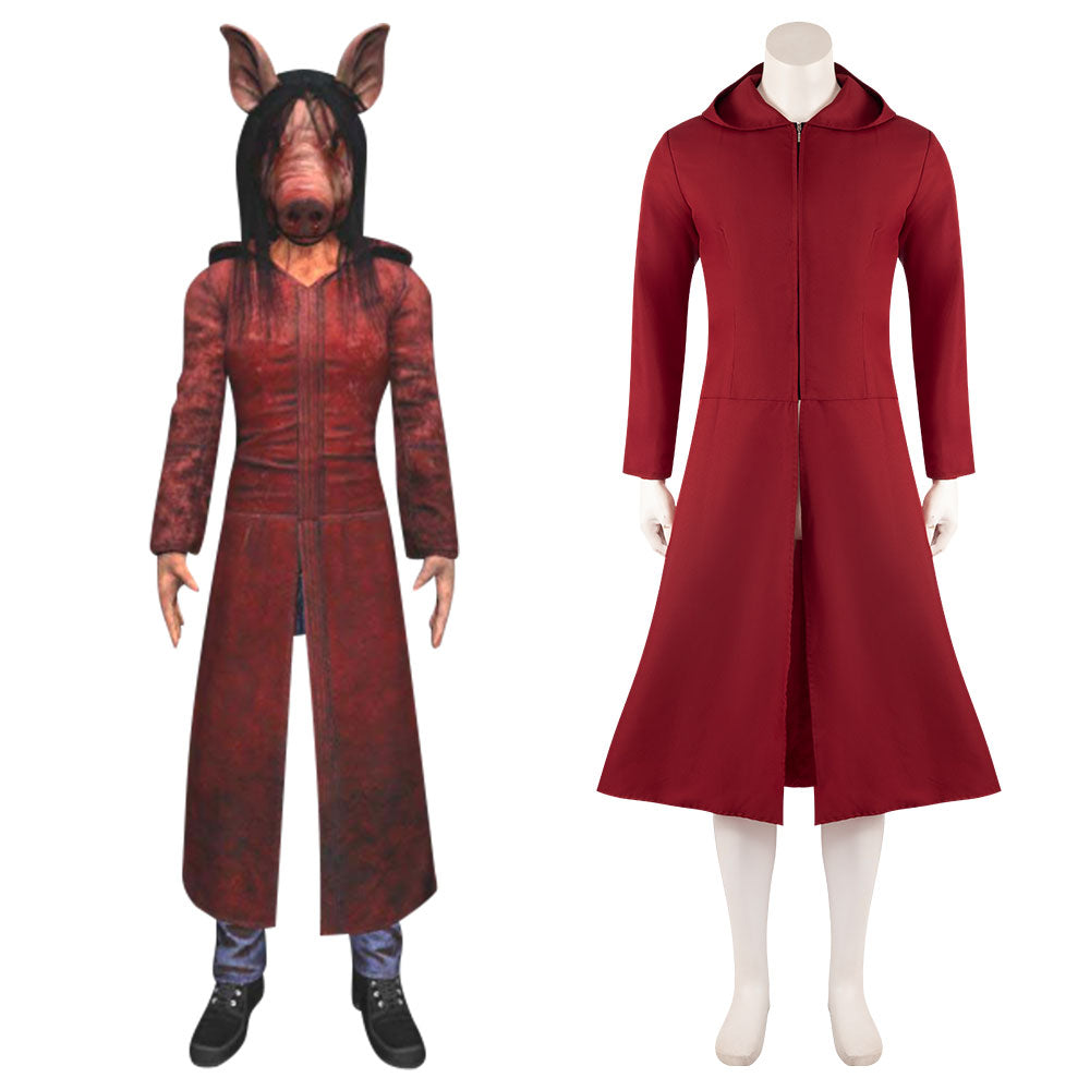 Dead by Daylight The Pig Red Cosplay Coat - Coat Only