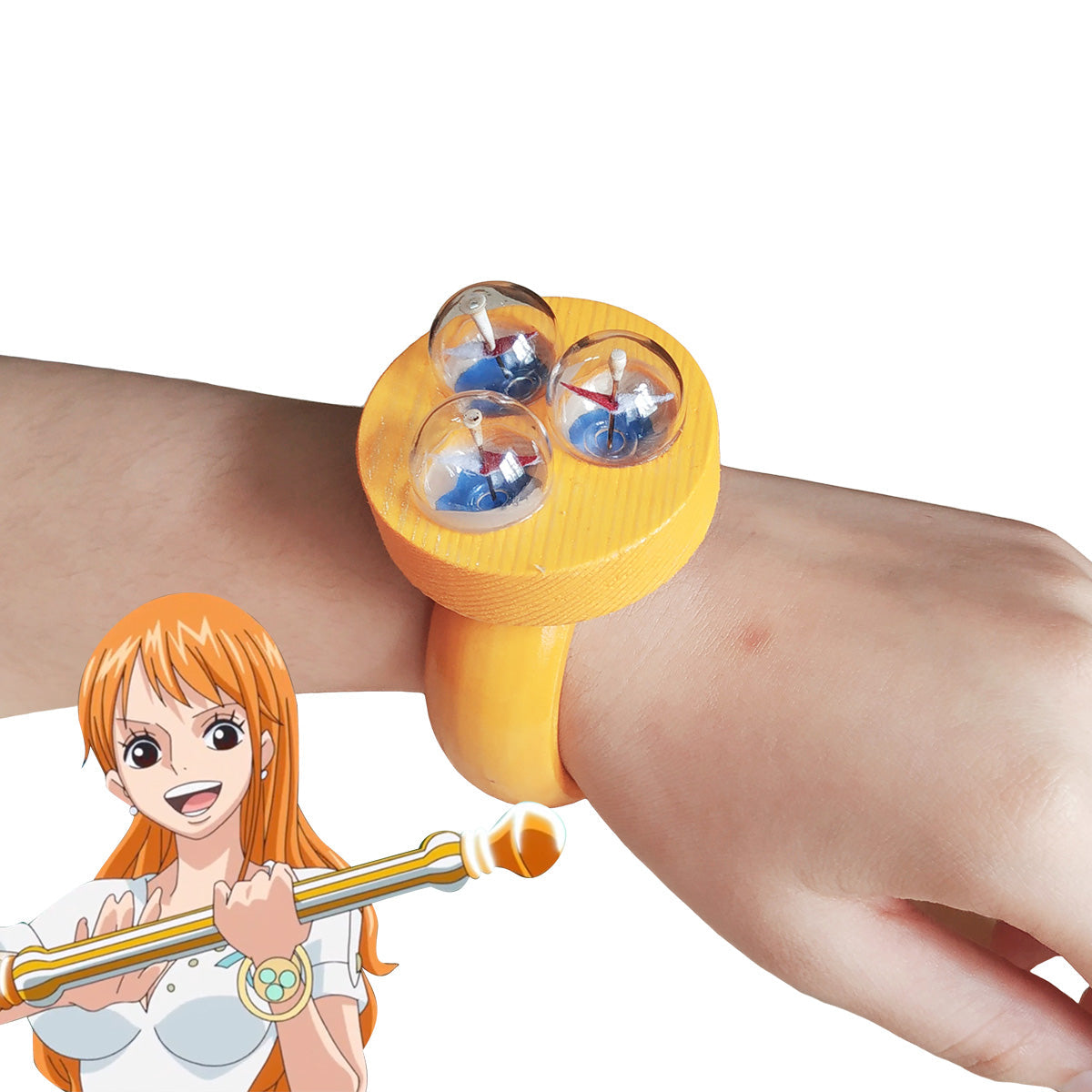 One Piece Nami New World Log Pose Watch Cosplay Accessory Prop