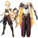 Genshin Impact Aether Traveler Cosplay Costume
