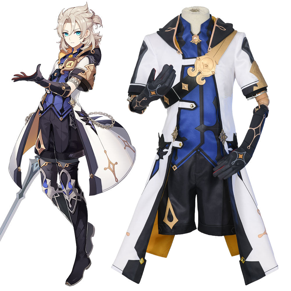 Genshin Impact Albedo Halloween Cosplay Costume