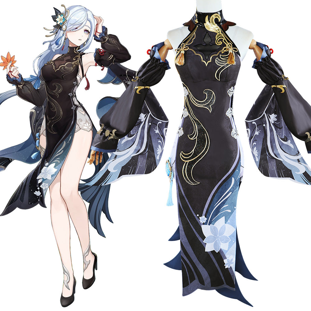 Genshin Impact Shenhe New Skin Cosplay Costume