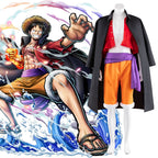 One Piece Onigashima Monkey D. Luffy Cosplay Costume