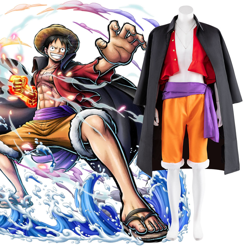 One Piece Onigashima Monkey D. Luffy Cosplay Costume