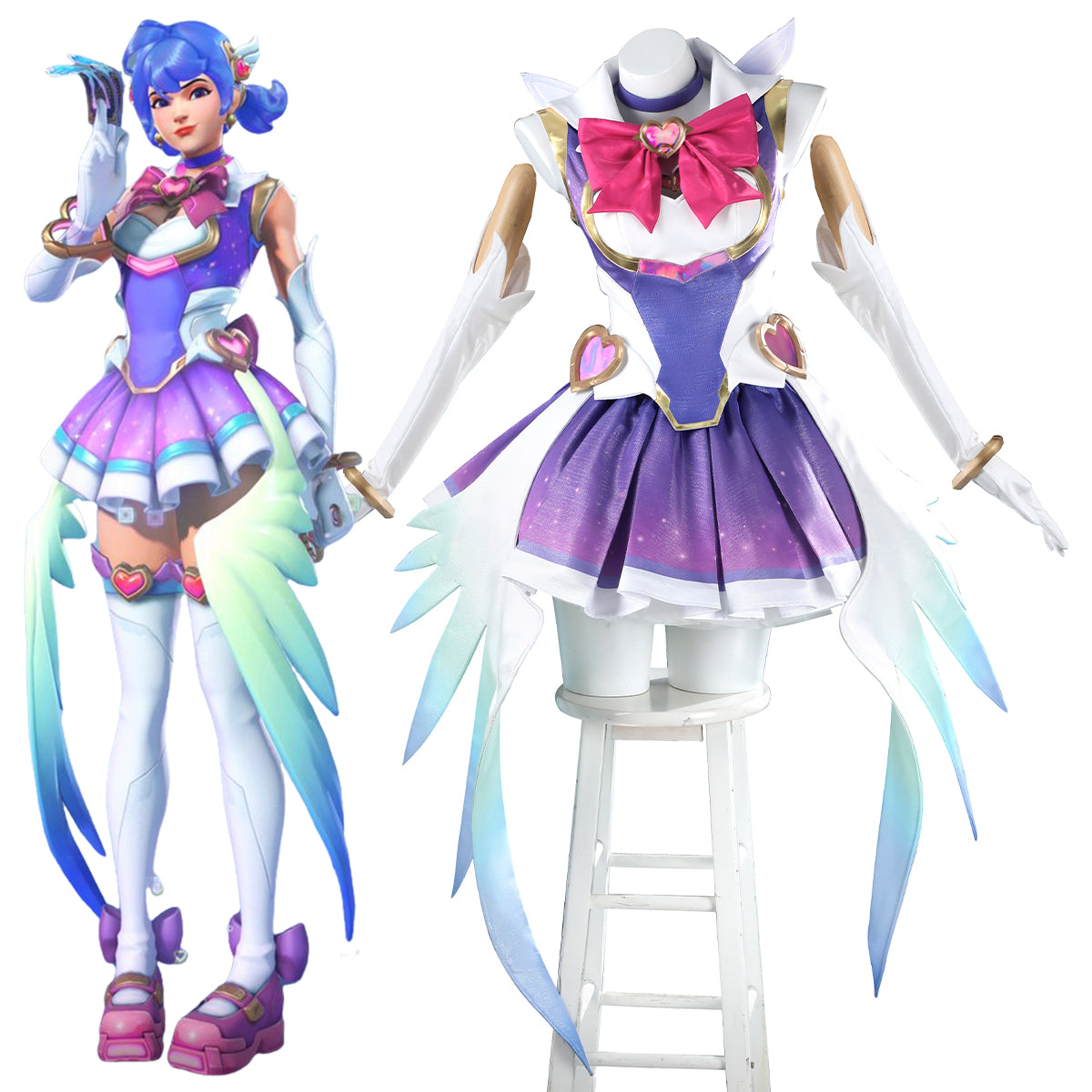 Overwatch 2 Kiriko Magical Girl Cosplay Costume