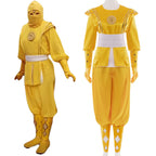 Power Rangers Yellow Ninjetti Ranger Yellow Ninja Ranger Cosplay Costume