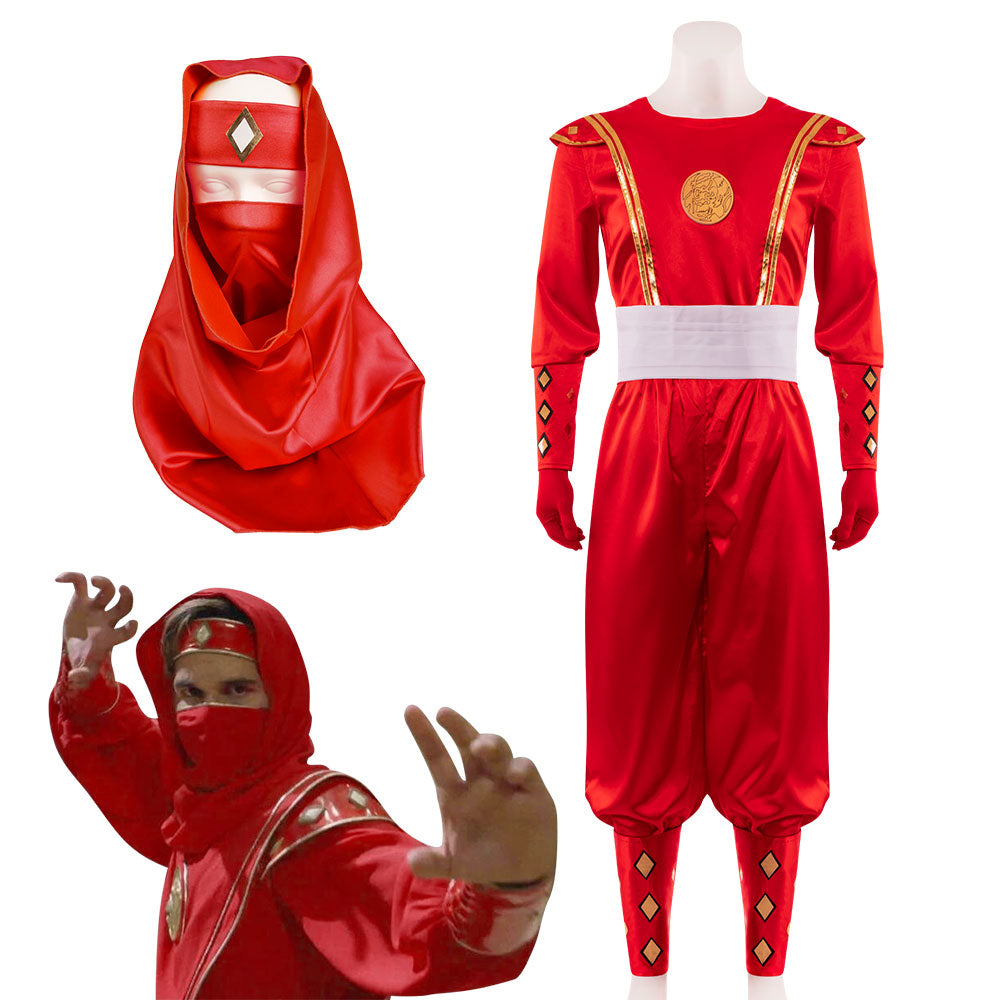 Power Rangers Red Ninjetti Ranger Red Ninja Ranger B Edition Cosplay Costume