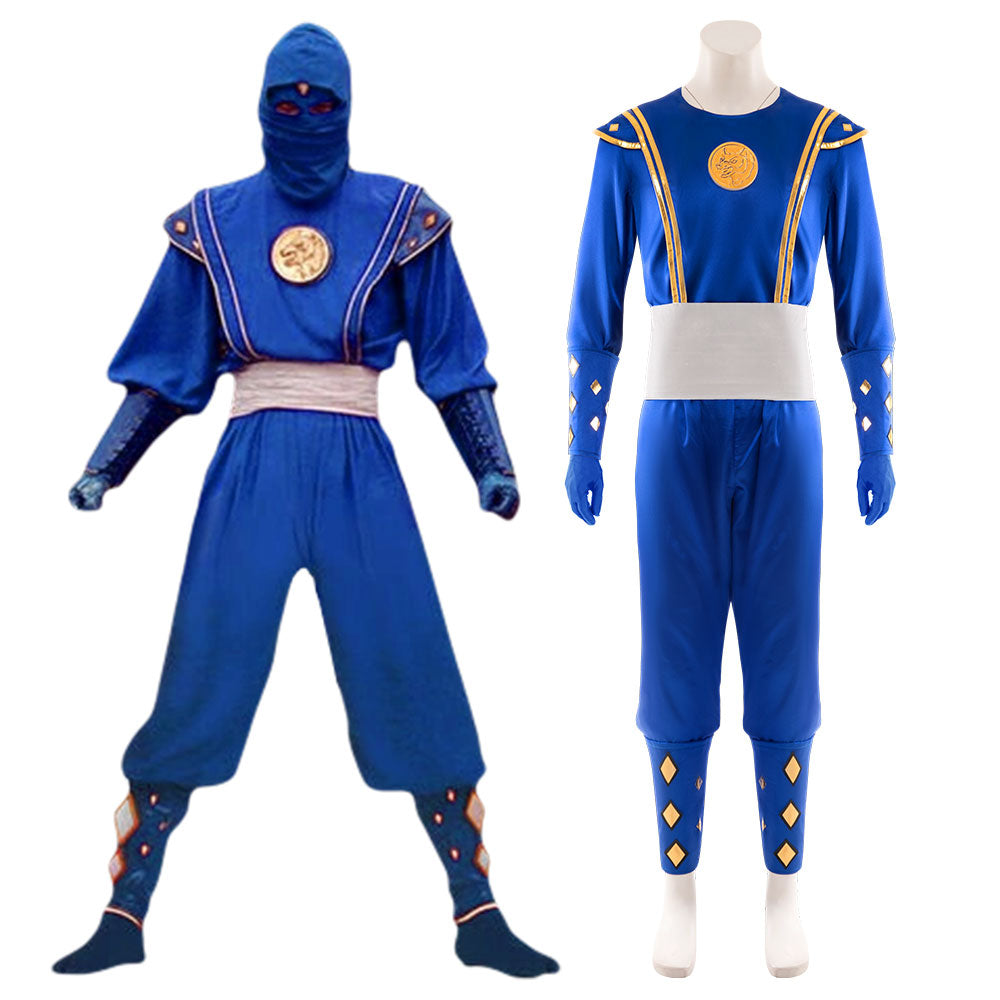 Power Rangers Blue Ninjetti Ranger Blue Ninja Ranger Cosplay Costume