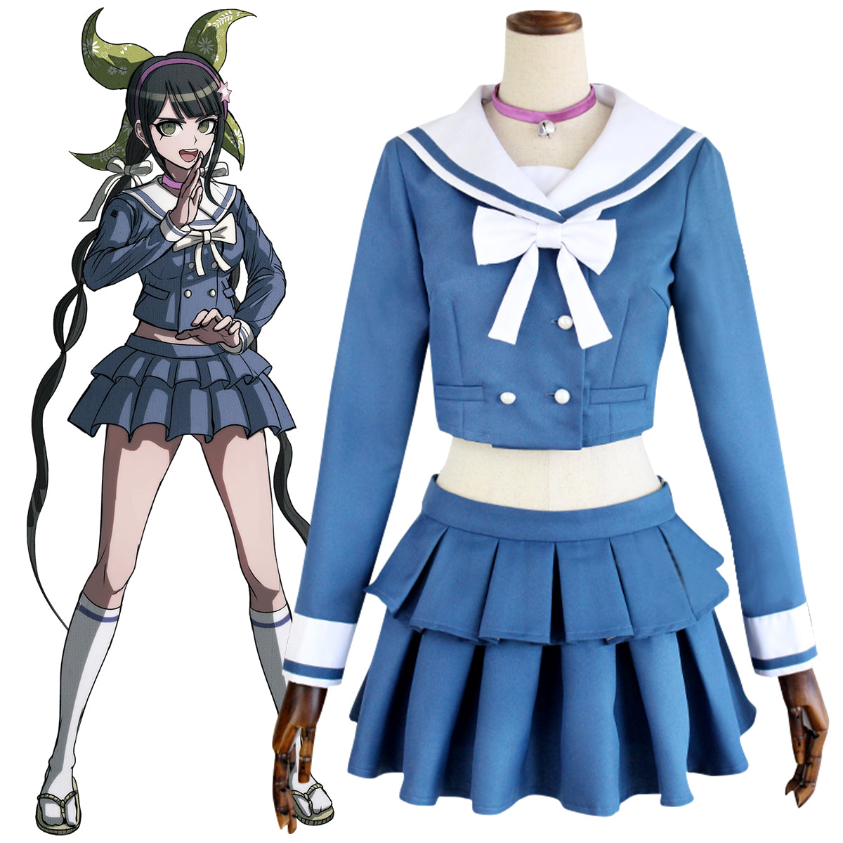 Danganronpa Dangan Ronpa V3: Killing Harmony Tenko Chabashira Cosplay Costume
