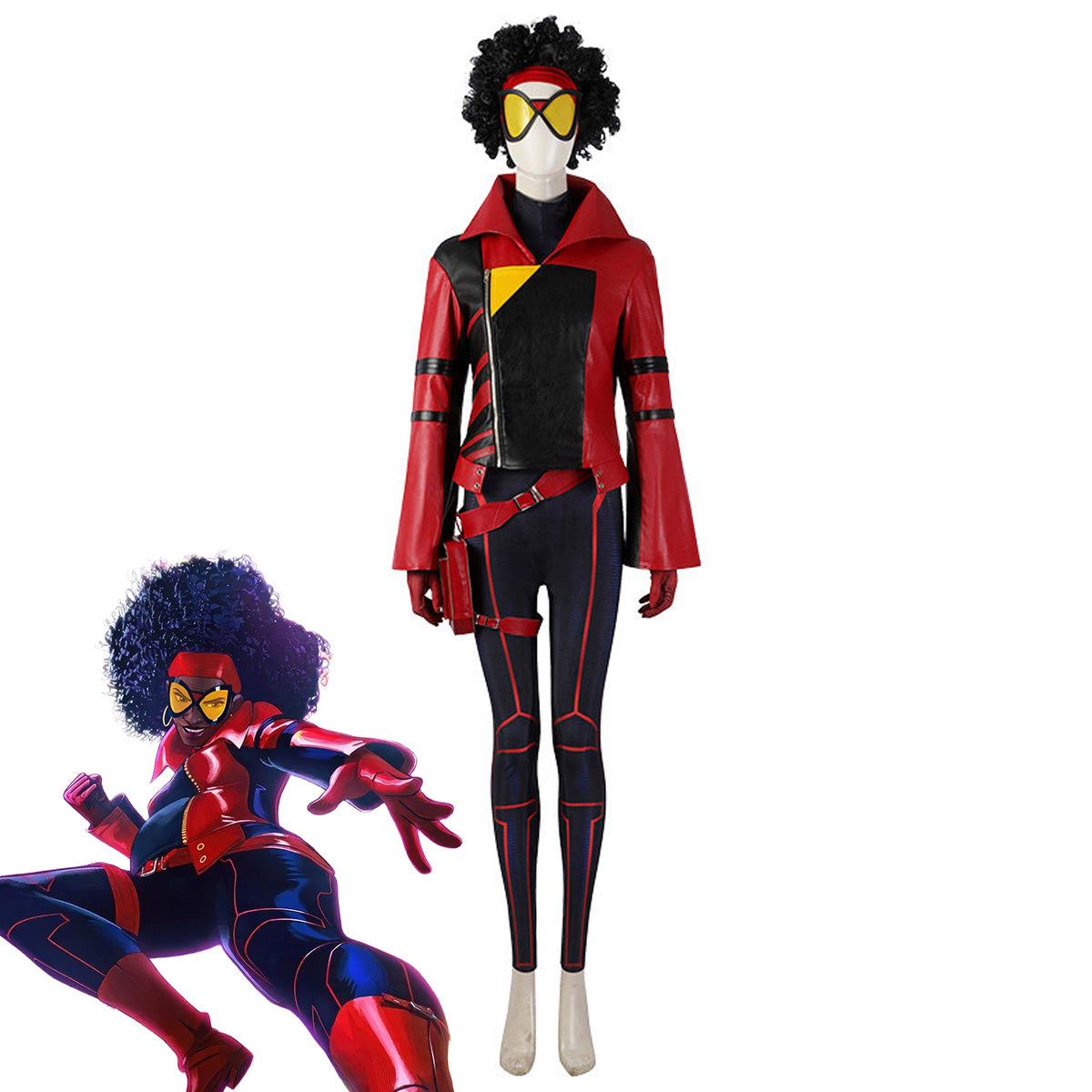 Across the Spider-Verse Jessica Drew Spider-Woman Cosplay Costume