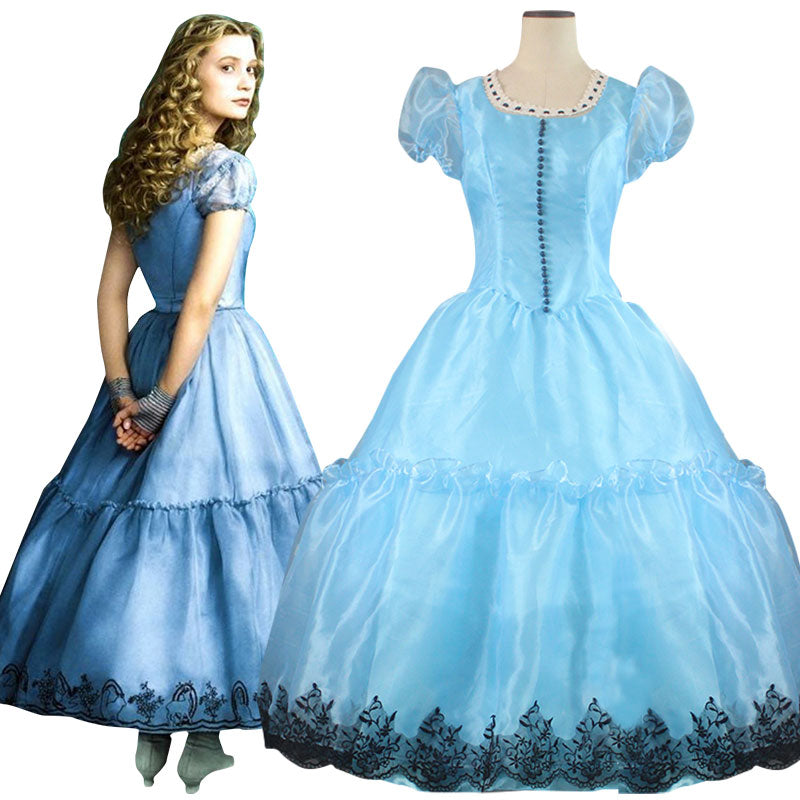Alice in Wonderland Alice Kingsleigh Cosplay Dress