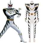 Power Rangers Dino Thunder White Dino Ranger Cosplay Costume