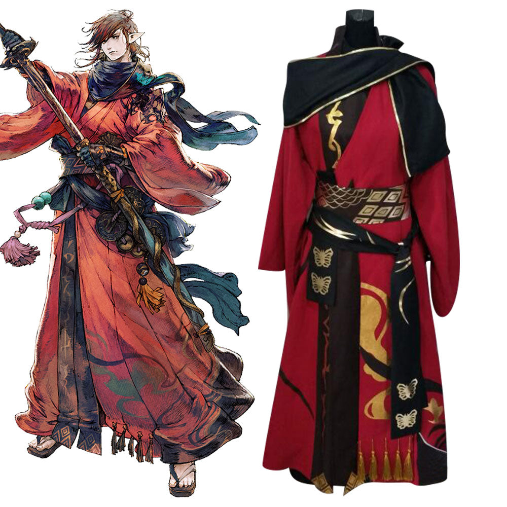 Final Fantasy XIV Samurai Cosplay Costume