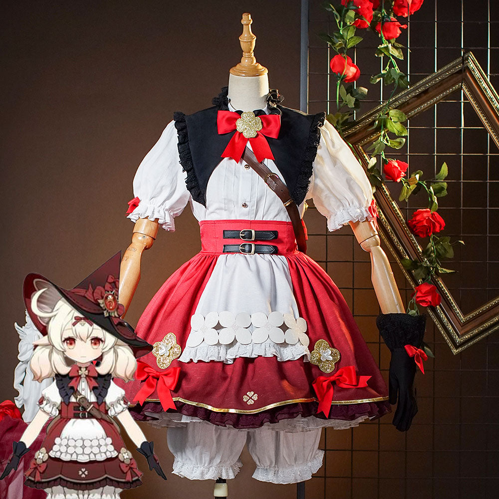 Genshin Impact Klee New Skin Premium Edition Cosplay Costume