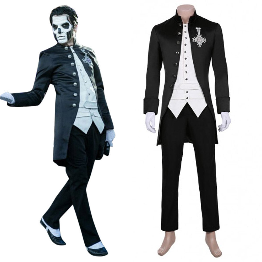 Ghost B.C. Papa Emeritus Inspired Cosplay Costume