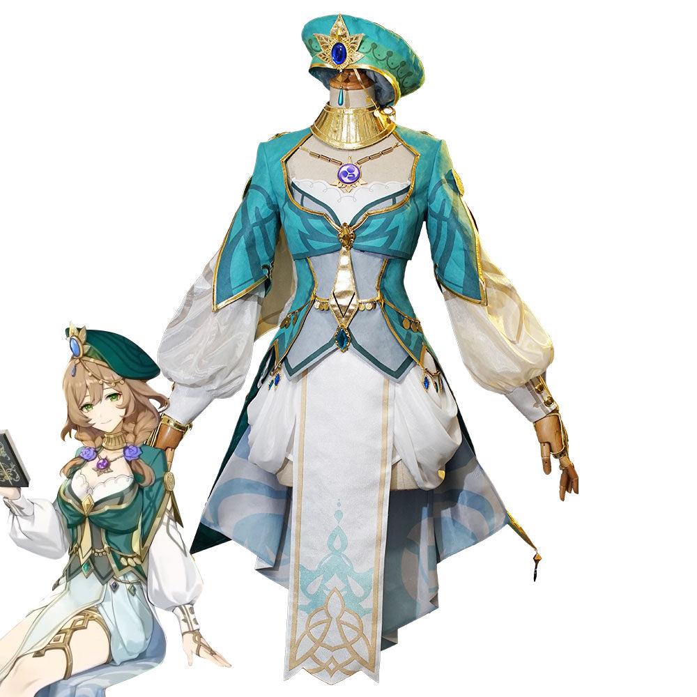 Genshin Impact Lisa A Sobriquet Under Shade Premium Edition Cosplay Costume