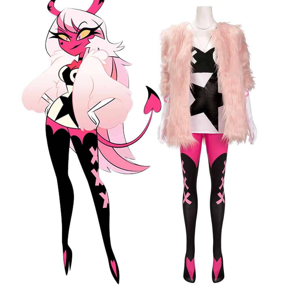 Hazbin Hotel Verosika Mayday Default Cosplay Costume