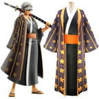 One Piece Wano Country Trafalgar D Water Law Cosplay Costume