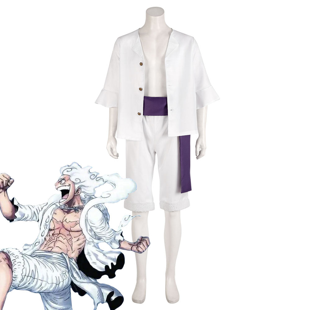 One Piece Gear 5 Golden Nika Monkey D Luffy Cosplay Costume