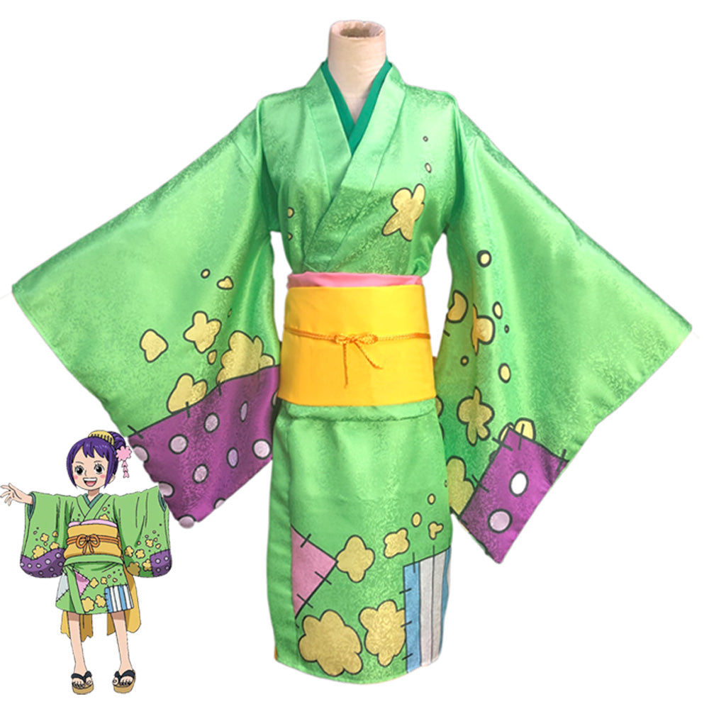 One Piece Wano Country Arc O Tama Kimono Cosplay Costume
