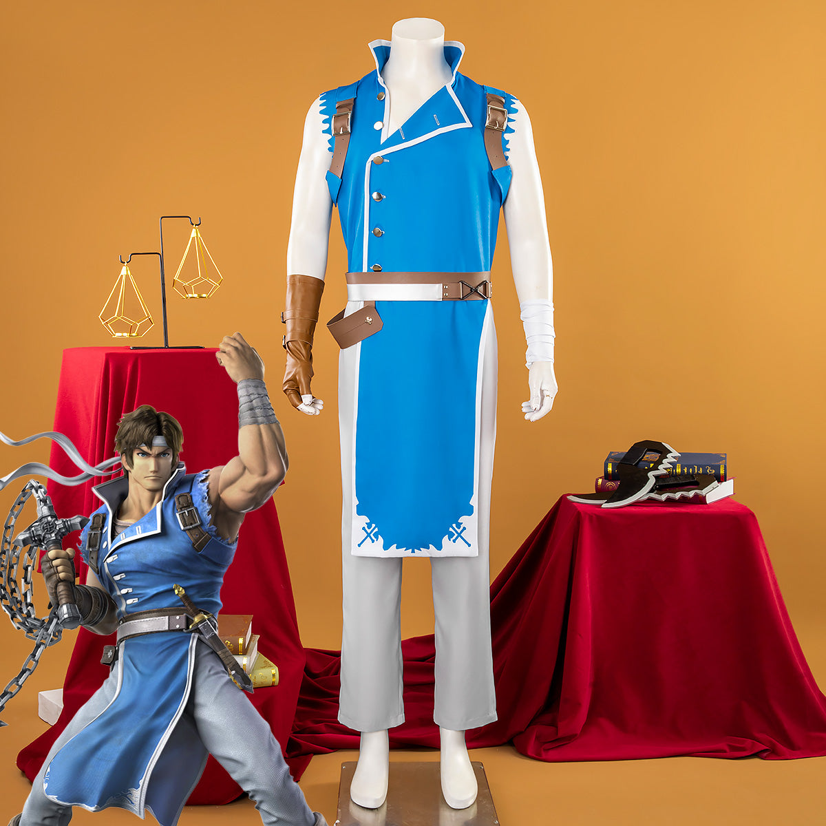 Super Smash Bros. Castlevania Richter Cosplay Costume