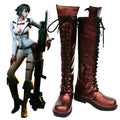 Devil May Cry Lady Brown Shoes Cosplay Boots