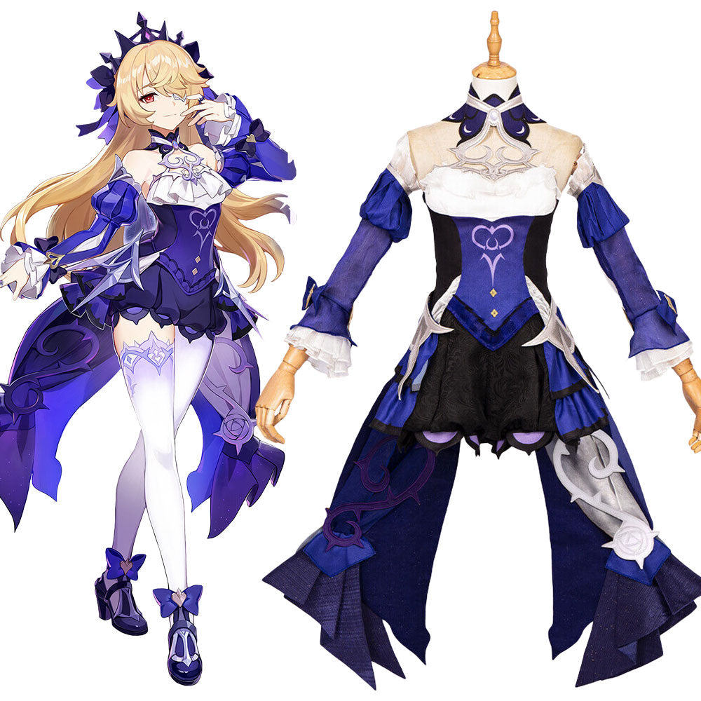 Genshin Impact Fischl Ein Immernachtstraum Cosplay Costume