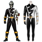 Power Rangers Dino Fury Black Ranger Cosplay Costume