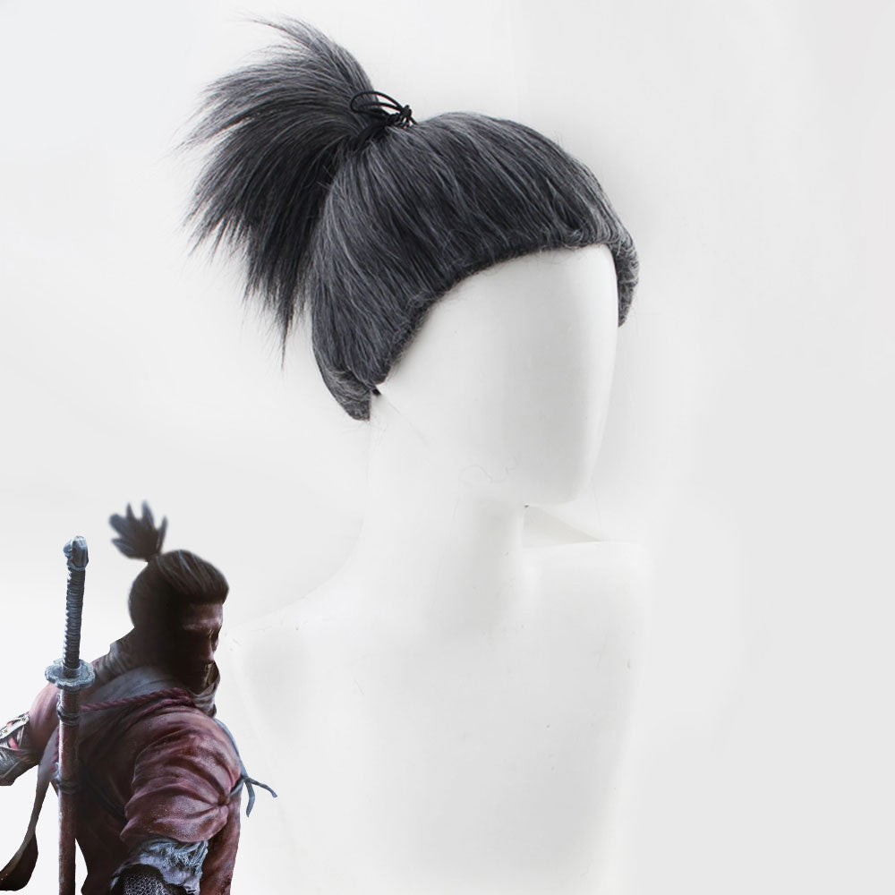 SEKIRO: Shadows Die Twice Shinobi Sekiro Black Cosplay Wig