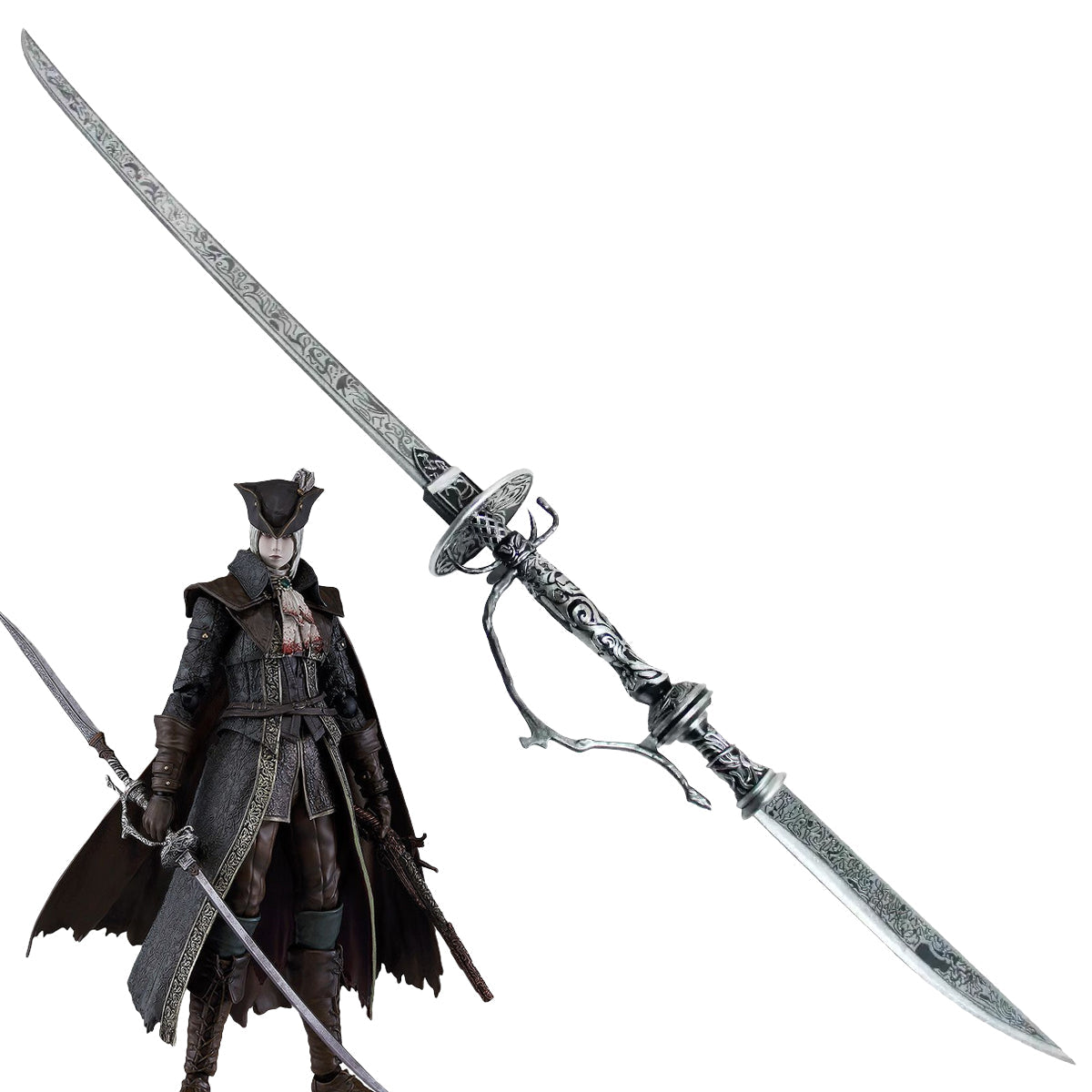 Bloodborne Lady Maria of the Astral Clocktower Double Knife Cosplay Weapon Prop