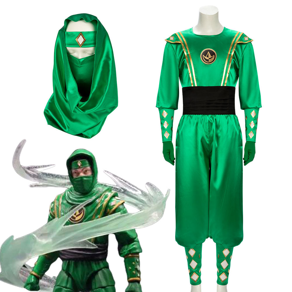 Power Rangers Green Ninjetti Ranger Green Ninja Ranger B Edition Cosplay Costume