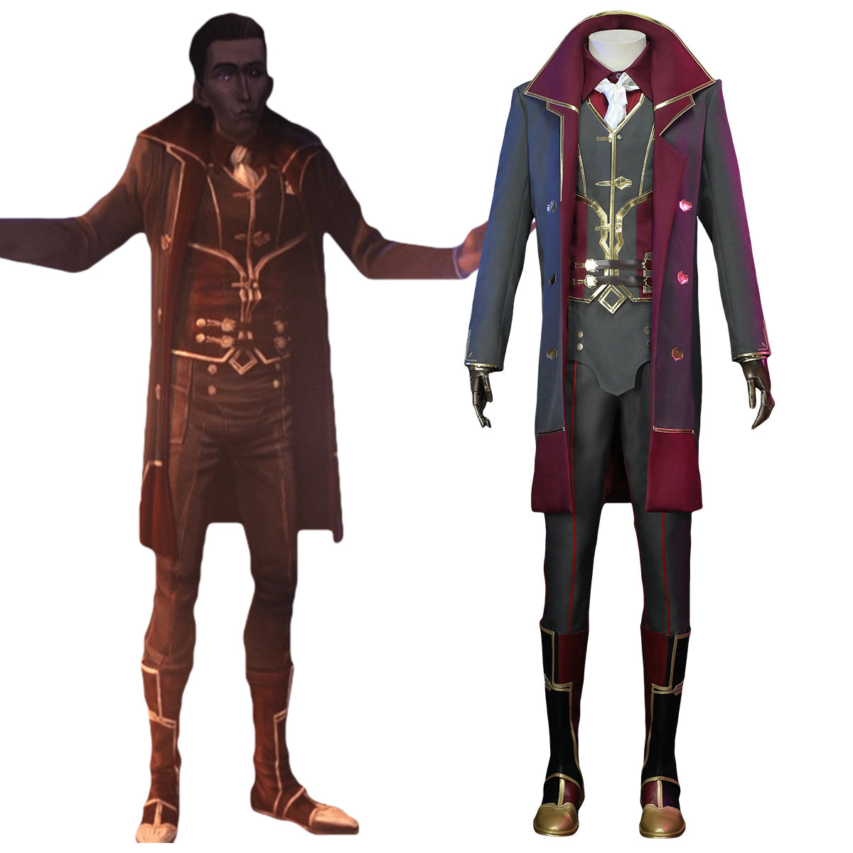 Arcane League of Legends Silco B Version Cosplay Costume