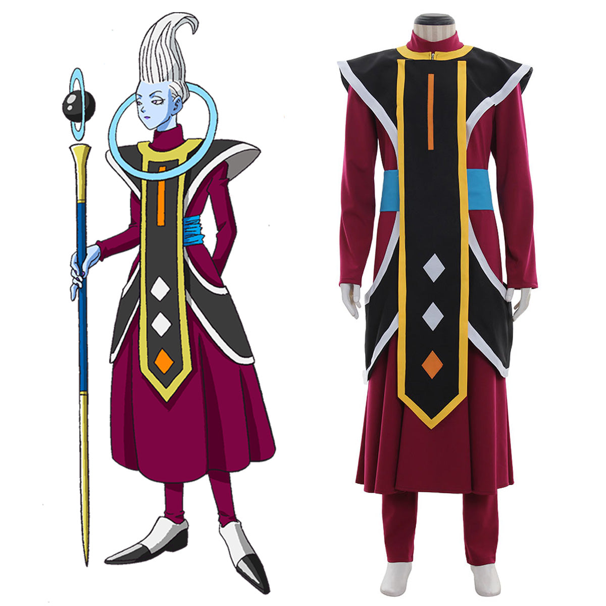 D Ball Whis Cosplay Costume