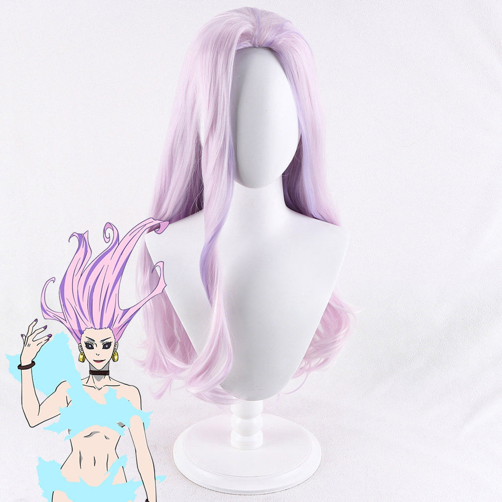 Jujitsu Fight Uro Takako Purple Cosplay Wig